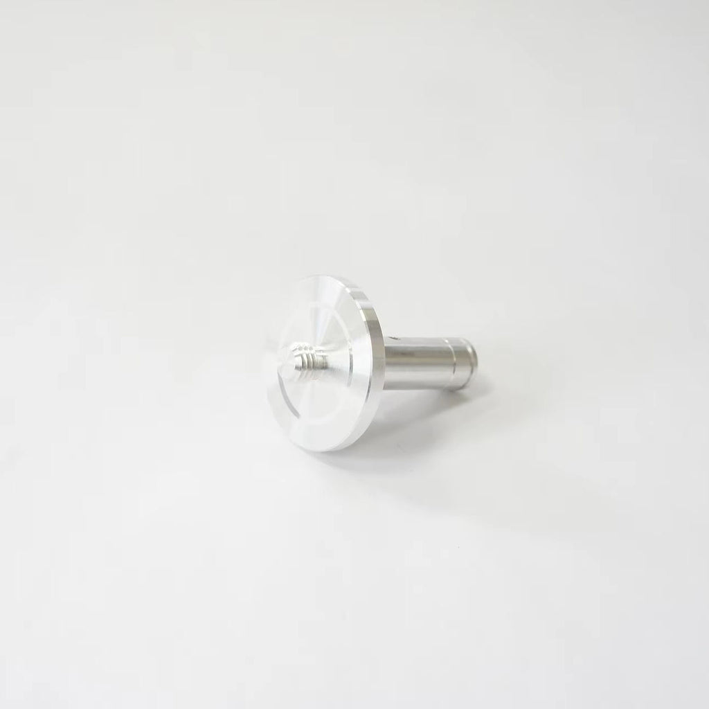 DINI03 Water Bubble Level for Total Station showing a metal aluminum gauge on a white background.