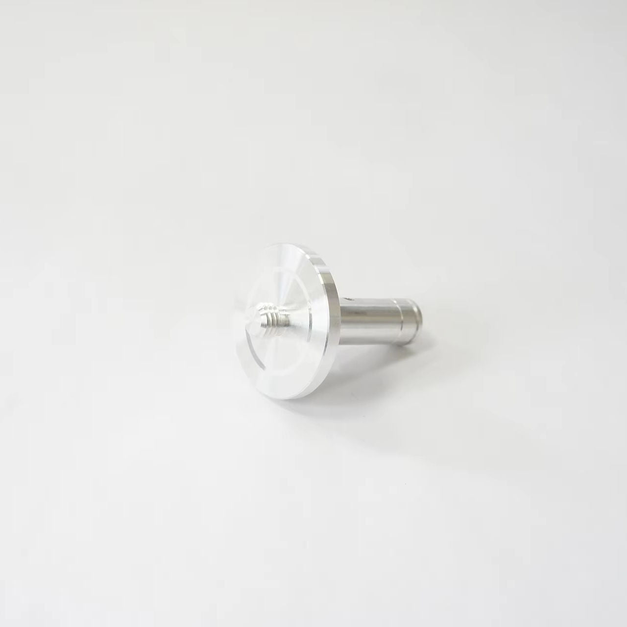DINI03 Water Bubble Level for Total Station showing a metal aluminum gauge on a white background.