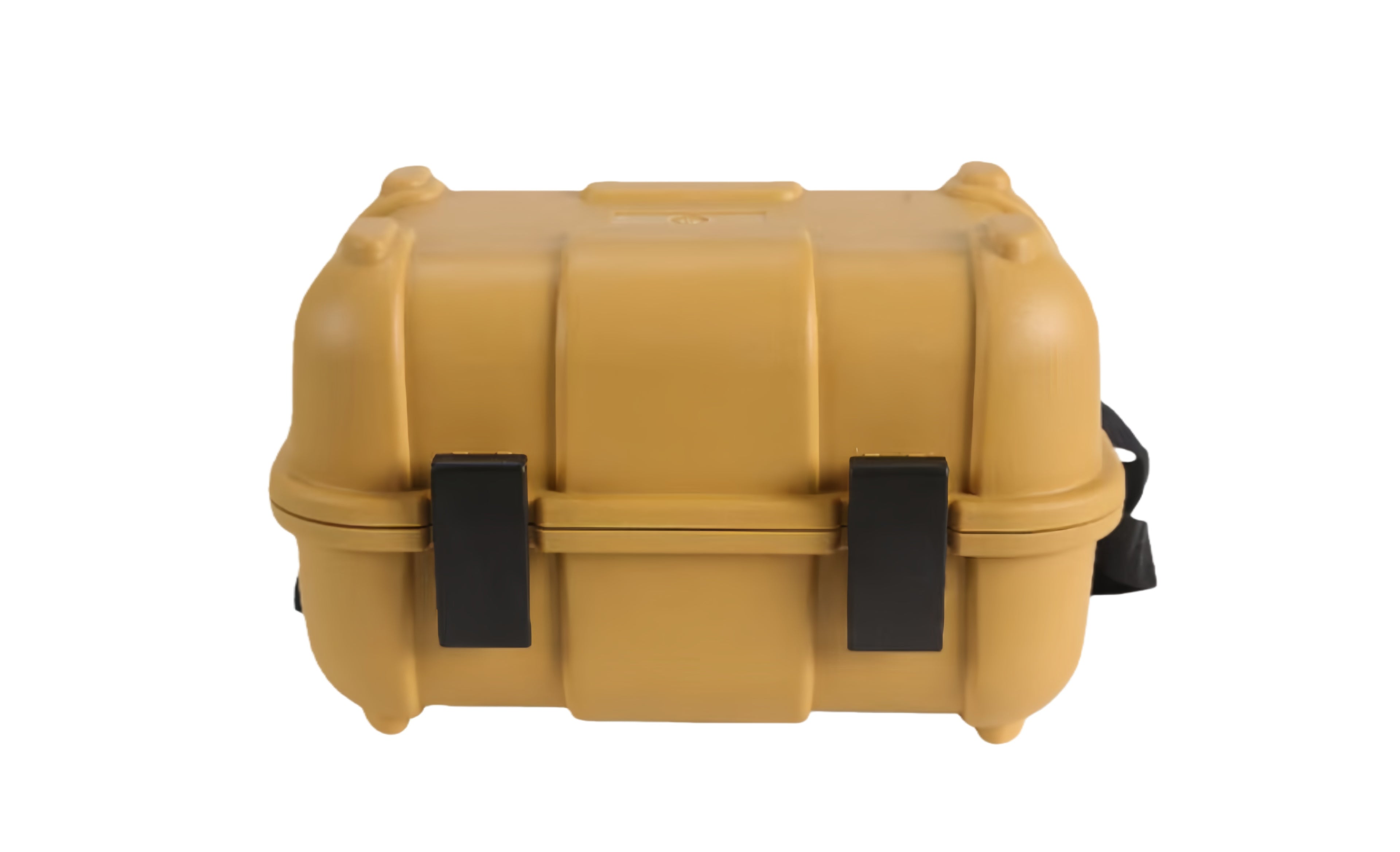 Universal Automatic Level Carrying Case 32.5X21X20CM Yellow Hard Shell Transport Box with Black Heavy Duty Latches and Shoulder Strap