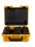 RTK GNSS Carrying Case Yellow Hard Shell 47.5x21.5x38cm with Heavy Duty Latches
