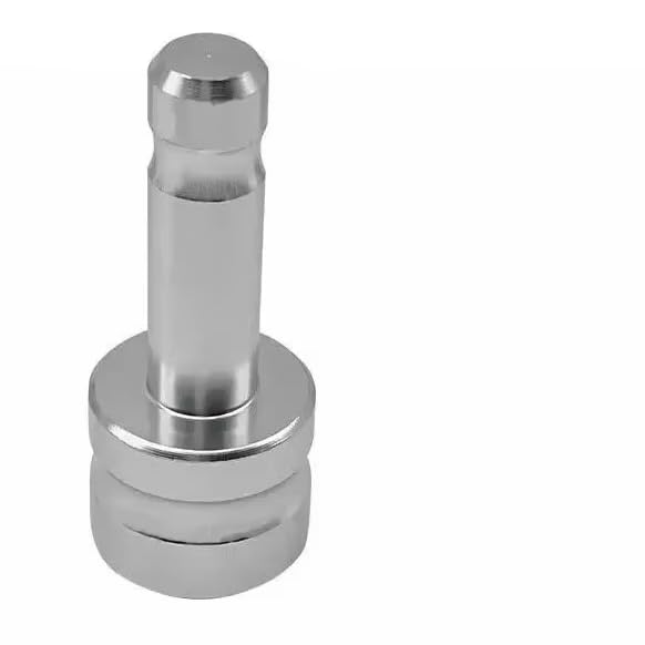 AD-109 Prism Adapter: Stainless Steel, 5/8x11 Female to 12mm Pole, 0.1mm