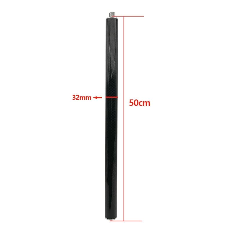2M Carbon Fiber Prism Pole with 4 Sections for GPS Total Station Surveying