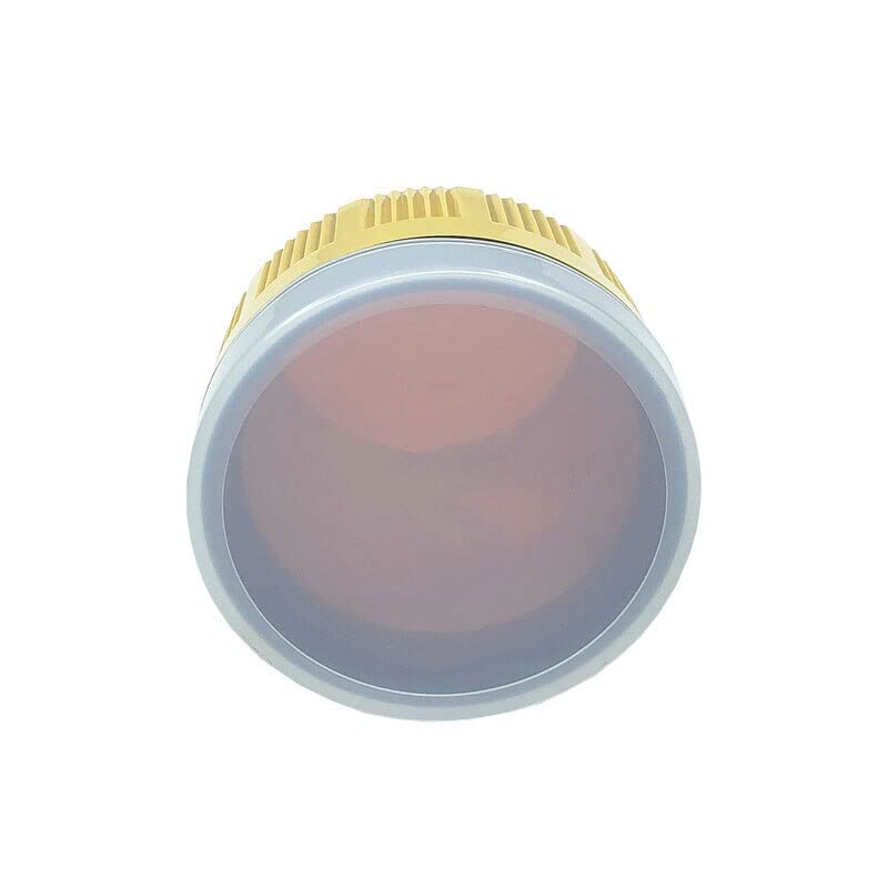 Yellow Prism 64mm for Total Station with aluminum-coated reflective surface for surveying.