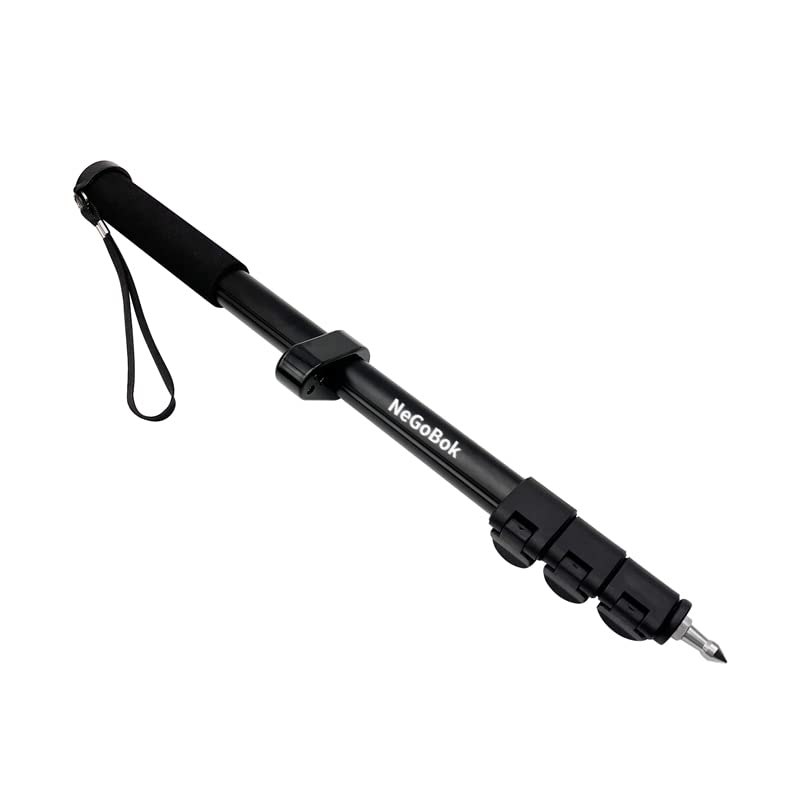 Telescopic RTK Rod 47cm to 150cm Aluminum Alloy Portable Centering Pole