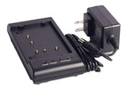 Charger for BP02C GEB111 GEB121 Battery with power cord and indicator lights for charging.