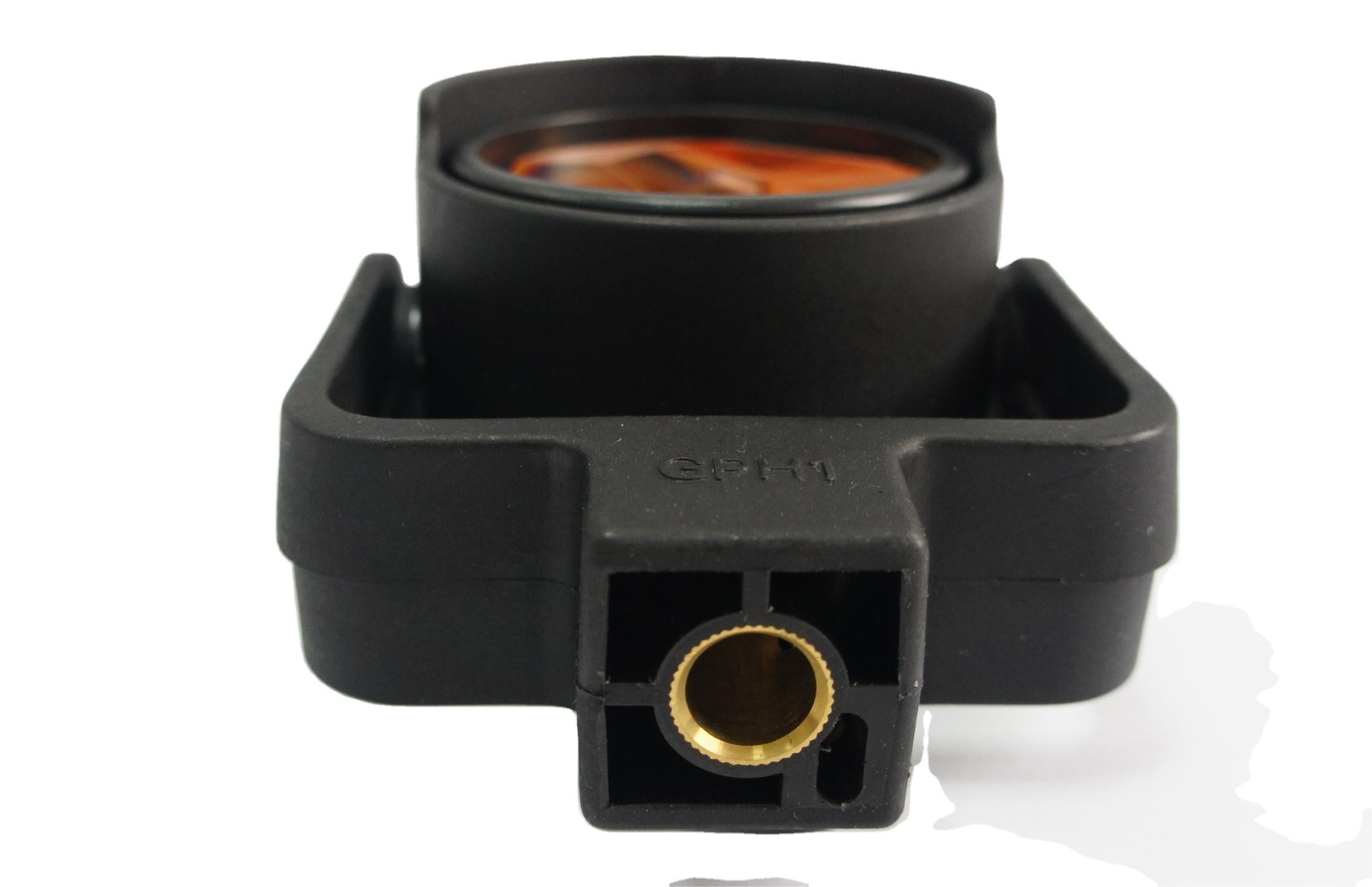 GPH1P Single Prism for Total Station showing front view with precision construction for surveying tasks