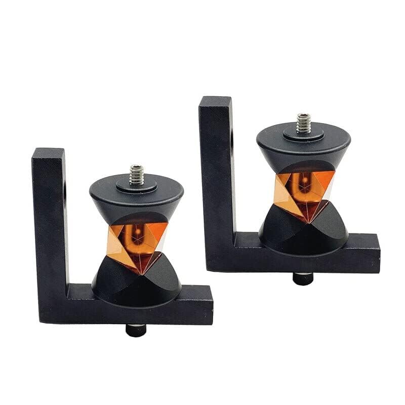 2PCS 360 Degree L bar Mini Prism for Total Station Replace GRZ101