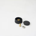 Handwheel with Brass Lining for Total Station parts including black plastic wheel and brass components.