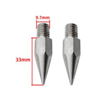 Prism Pole Point (2pcs) Stainless Steel M10/M9.7/M8/7.5mm for GPS RTK
