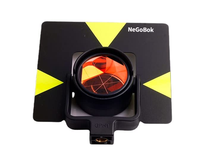 GPH1 GPR1 AZ14 Reflective Prism for Total Station with NeGoBok design and bright markers.