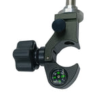 Handbook Flat Bracket: Hand-held Outdoor Surveying Tablet Mount with Compass Clamp