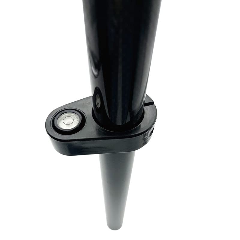 2M Carbon Fiber Prism Pole with 4 Sections for GPS Total Station Surveying