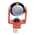 102 Mini Prism for Total Station with a compact design and leveling bubble.