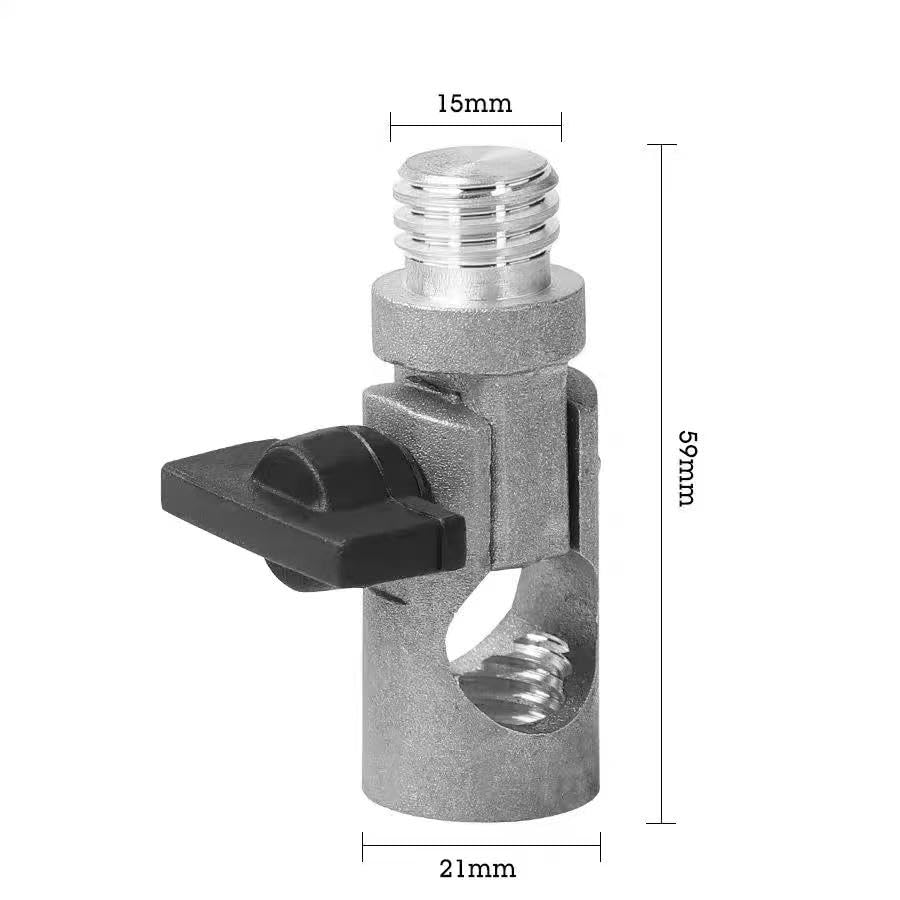 LLA04 Prism Pole Adapter: 5/8x11 Multi-Directional, 0.01mm Precision