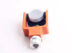 102 Mini Prism for Total Station showing its compact design and optical glass for accurate surveying measurements.