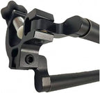  0.84FT Mini Bipod for Surveying compact red carrying case and stake for surveying equipment support