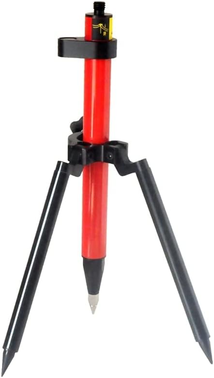 39cm Pole with Bipod 10 Inch Legs Aluminum for Total Stations and GPS instruments with stable support.
