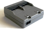 CDC77 Dual Charger for GM 52 Battery, dual-bay charger for total station instruments.