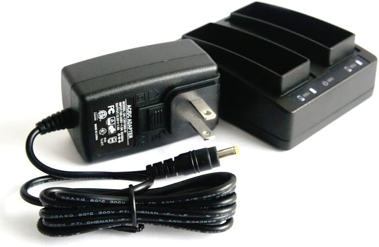 PS236 Dual Charger for PS336 Battery with power adapter and cable for efficient charging of GPS data collector batteries.
