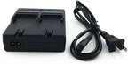 Dual Charger BC L2A for BDC Batteries, including charging slots and power cord.