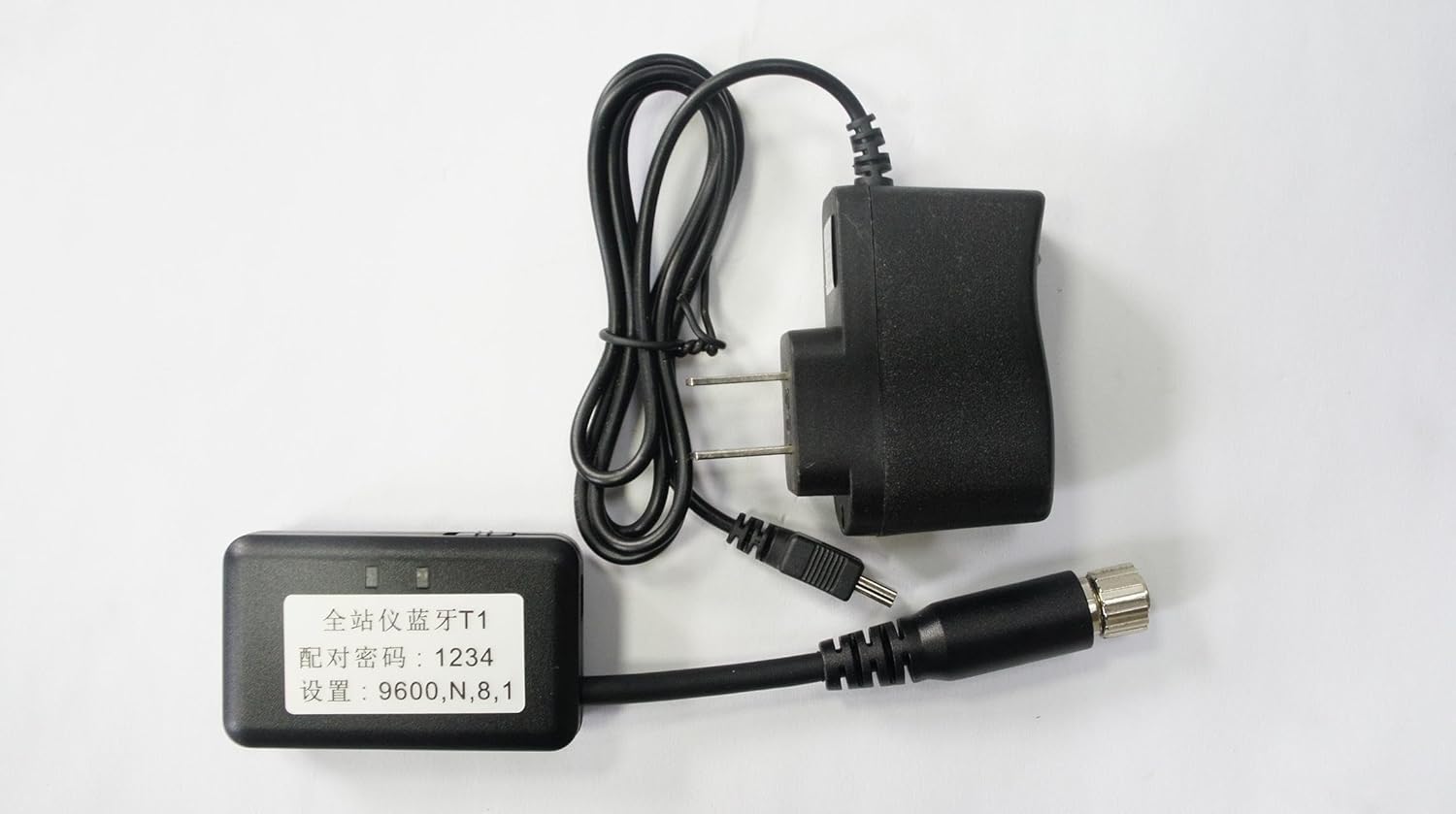 T1 Total Station Accessories: Bluetooth Power Cable, Durable Plastic Parts
