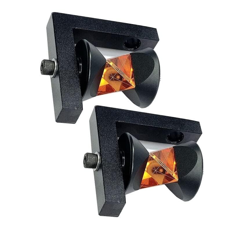 2PCS 360 Degree L bar Mini Prism for Total Station Replace GRZ101