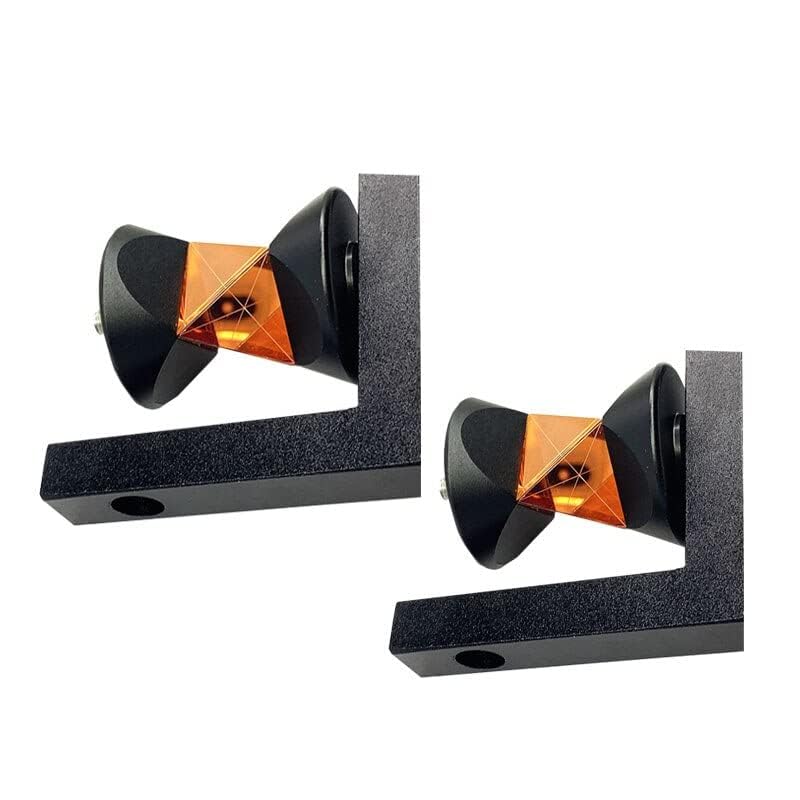 2PCS 360 Degree L bar Mini Prism for Total Station Replace GRZ101