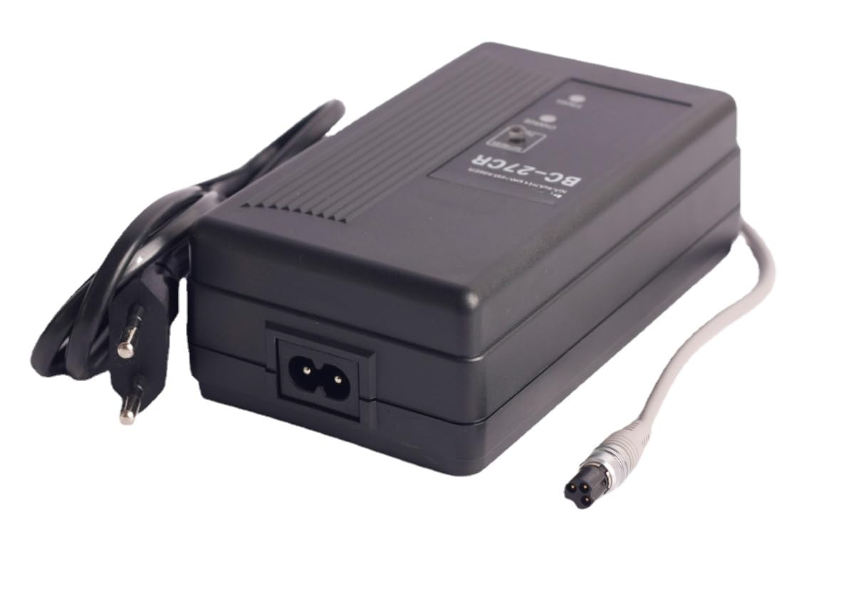 BC 27CR Charger for BT 52Q and BT 52QA Battery with power cord and connection port.