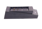 GKL112 Charger for TPS400 TPS800 GEB121 side view showing battery charging slots and safety indicators.