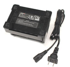 C300 4 Slot Battery Charger for Trimble with power cord and safety labels for GNSS receivers.