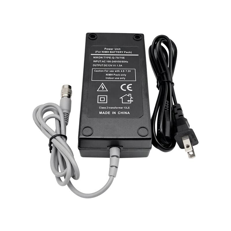 Universal Charger for BC 65 Q 70 Q 75E Batteries image showing the charger unit and cables.