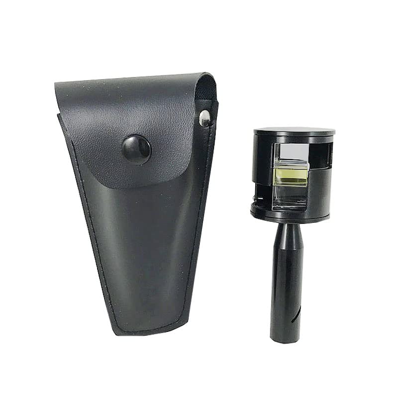 Double Optical Right Angle Prism for Total Station Surveying Instrument Pouch