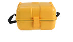 Hard Case for Leveling Equipment in bright yellow, durable and waterproof storage box for surveying instruments.