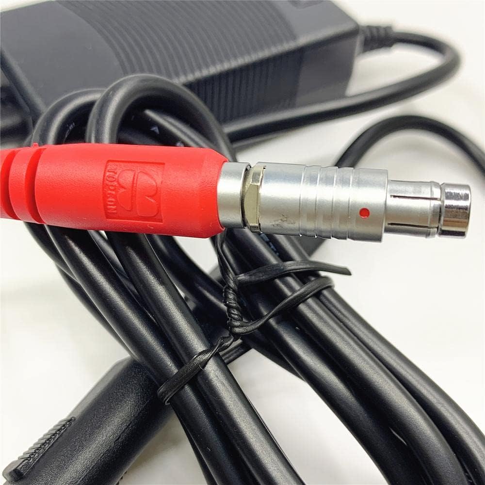 A00302 Charger Adapter for GPS Hiper with 5-pin cable and power supply unit for GPS receivers.