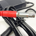 A00302 Charger Adapter for GPS Hiper with 5-pin cable and power supply unit for GPS receivers.