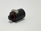 Quick Release Adapters for GPS Poles shown in black and gray with a secure attachment mechanism.