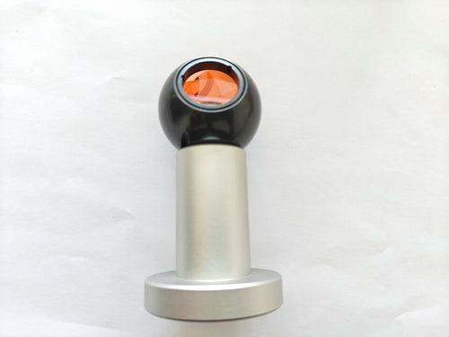 45mm Total Reflection Prism showing its spherical design with an orange glass lens and a silver base.