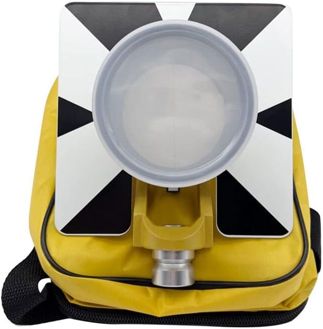 Single Prism 0mm Constant for Total Station with reflective target and mounting features.