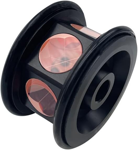 360 Degree Copper Coated Prism designed for robotic total stations with a 0mm offset.