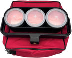 Triple Prism GPH3 for Total Station showing three lenses in a carrying case for precision surveying.