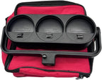 Triple Prism GPH3 for Total Station showing three lenses in a carrying case for precision surveying.