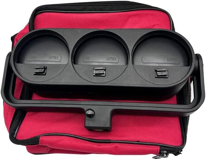 Triple Prism GPH3 for Total Station showing three lenses in a carrying case for precision surveying.