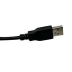 USB Data Cable for Total Stations connector image, designed for data transfer with Windows 8, 7, and XP.