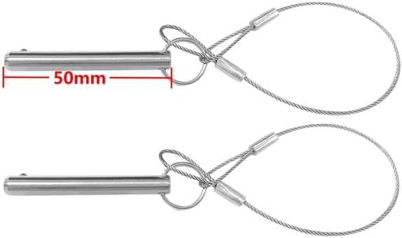 Quick Release Pins for Prism Pole 2 Pcs 50mm for Total Station Surveying hardware components