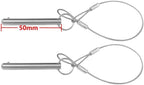 Quick Release Pins for Prism Pole 2 Pcs 50mm for Total Station Surveying hardware components