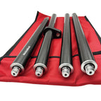2M Carbon Fiber Prism Pole with 4 Sections for GPS Total Station Surveying