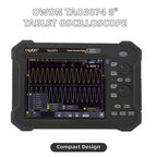 TAO3074 Portable Tablet Oscilloscope 4 Channel 70MHz with 8 inch display and compact design.