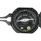 DQL-8 Geological Compass: Aluminum Pocket Transit open showing precision needle for accurate orientation measurements.