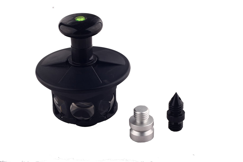 360 Degree Reflective Prism for Total Station Trimble Offset +2mm Red Bag