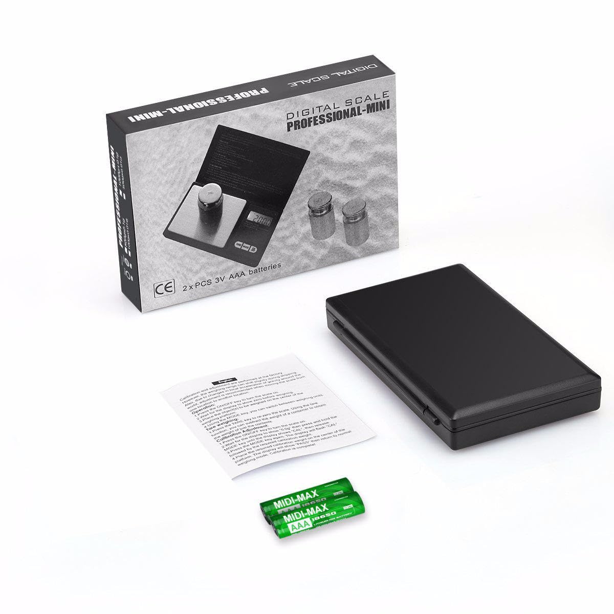 Digital Jewelry Scale 0.01g Mini Electronic for Jewelry Coins Lab